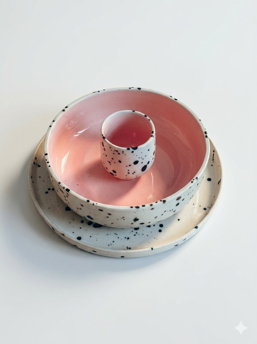 Bowl M Chia róż